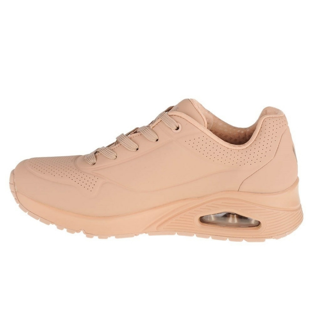 Size 10 Skechers Women's Blush Pink Uno 2 Air Around You Sneakers tenner shoes - Picture 2 of 6